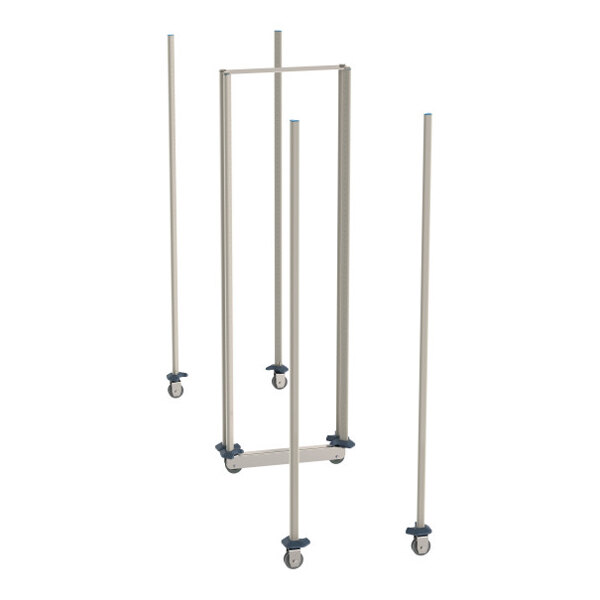 Metro LBTM24X3 qwikTRAK MetroMax i Double Deep Mobile Unit Kit for 24" Wide Shelf