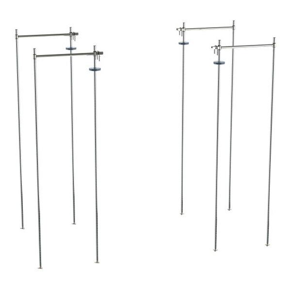 Metro TTE21C Super Erecta Top-Track 21" Wide Chrome-Plated Stationary End Shelving Unit