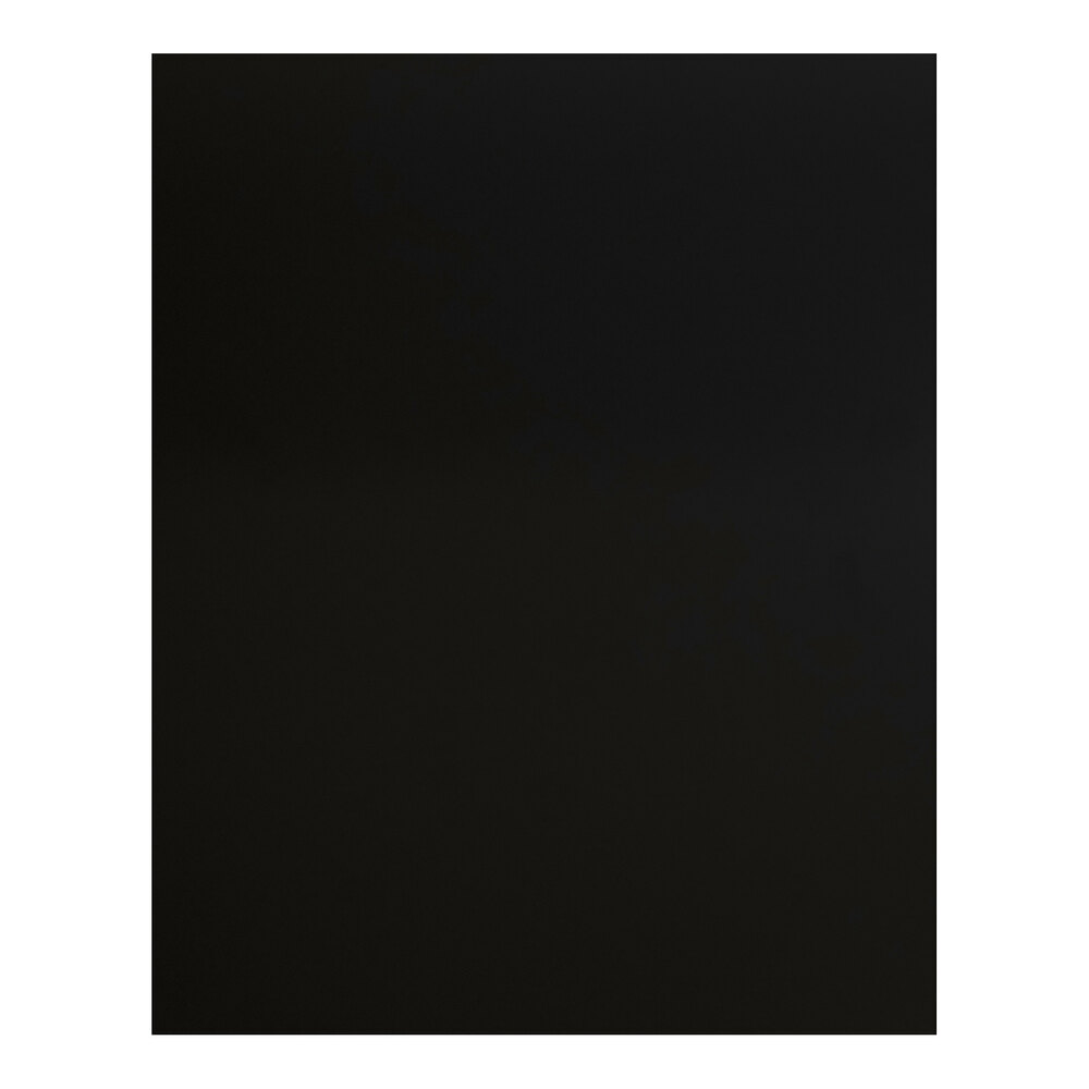 Superior Surfaces 30" x 60" Rectangular Frosty Black Eased Edge Squared Corner Indoor Table Top