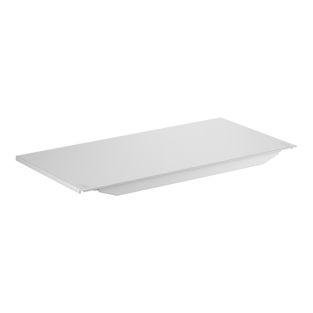 Cambro CBSP2111S151 21" x 11" Solid Shelf End Plate for Camshelving® Basics Plus Series