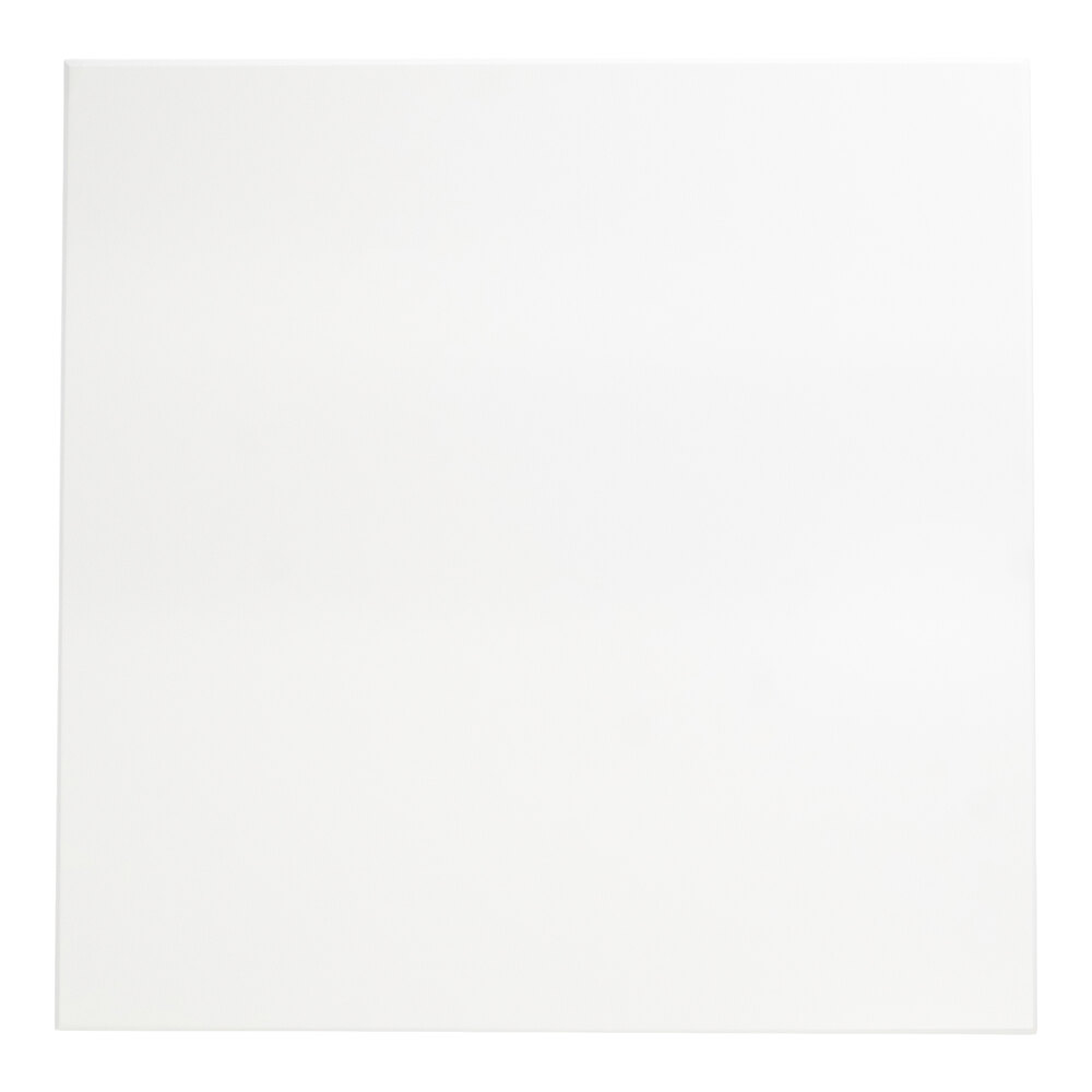 Superior Surfaces 30" x 30" Square Cabinet White Eased Edge Squared Corner Indoor Table Top