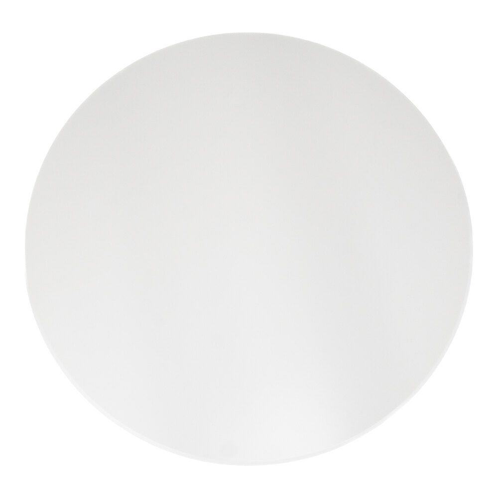 Superior Surfaces 24" Round Cabinet White Eased Edge Indoor Table Top