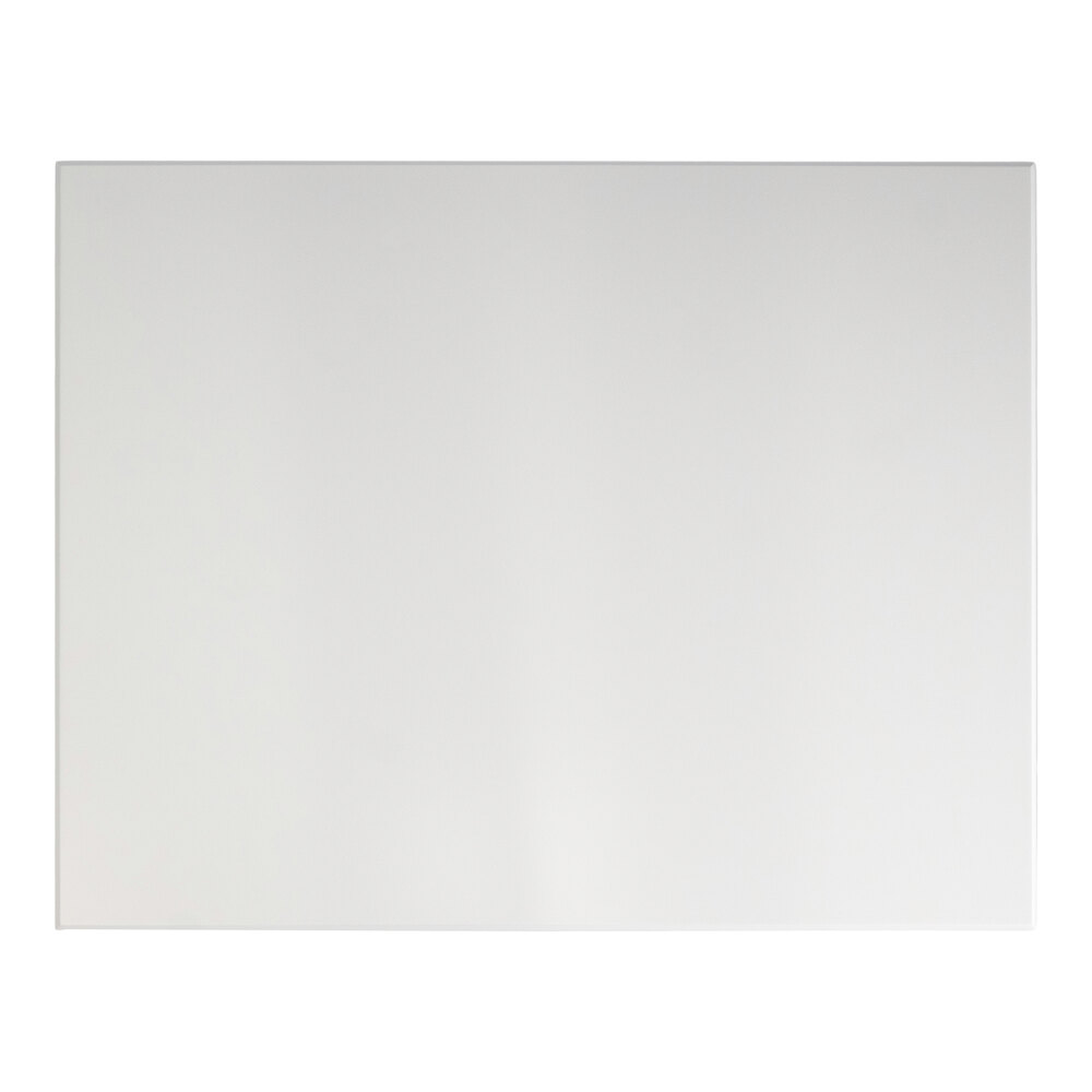 Superior Surfaces 30" x 72" Rectangular Cabinet White Eased Edge Squared Corner Indoor Table Top