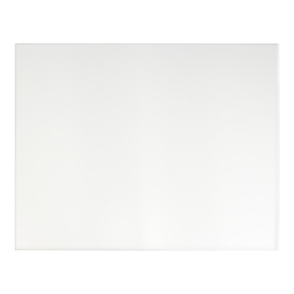 Superior Surfaces 24" x 30" Rectangular Cabinet White Eased Edge Squared Corner Indoor Table Top