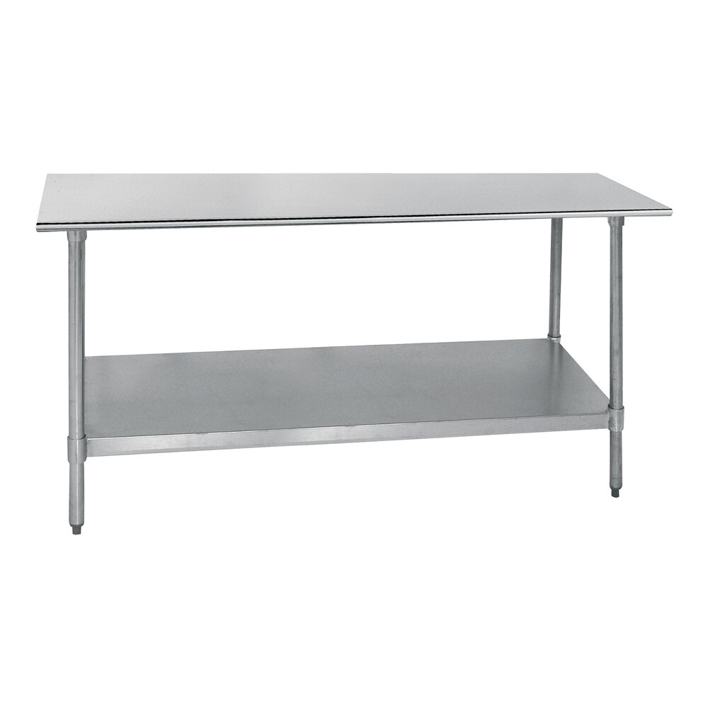 Advance Tabco TTS-185 18" x 60" 18 Gauge Stainless Steel Work Table with Undershelf