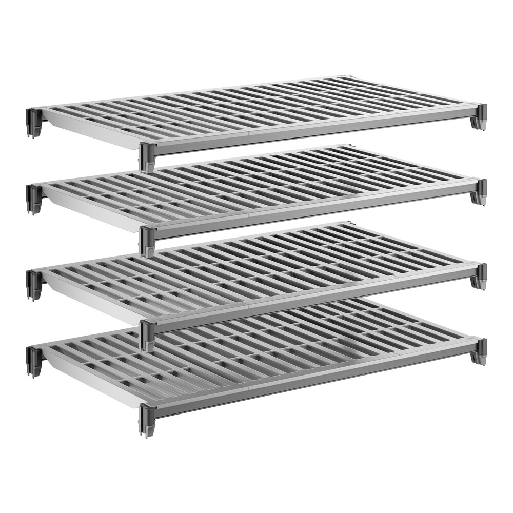 Cambro CBSK2442V4580 Camshelving® Basics Plus 24" x 42" Shelf Kit with 4 Vented Shelves