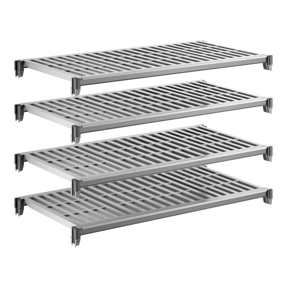 Cambro CBSK2142V4580 Camshelving® Basics Plus 21" x 42" Shelf Kit with 4 Vented Shelves