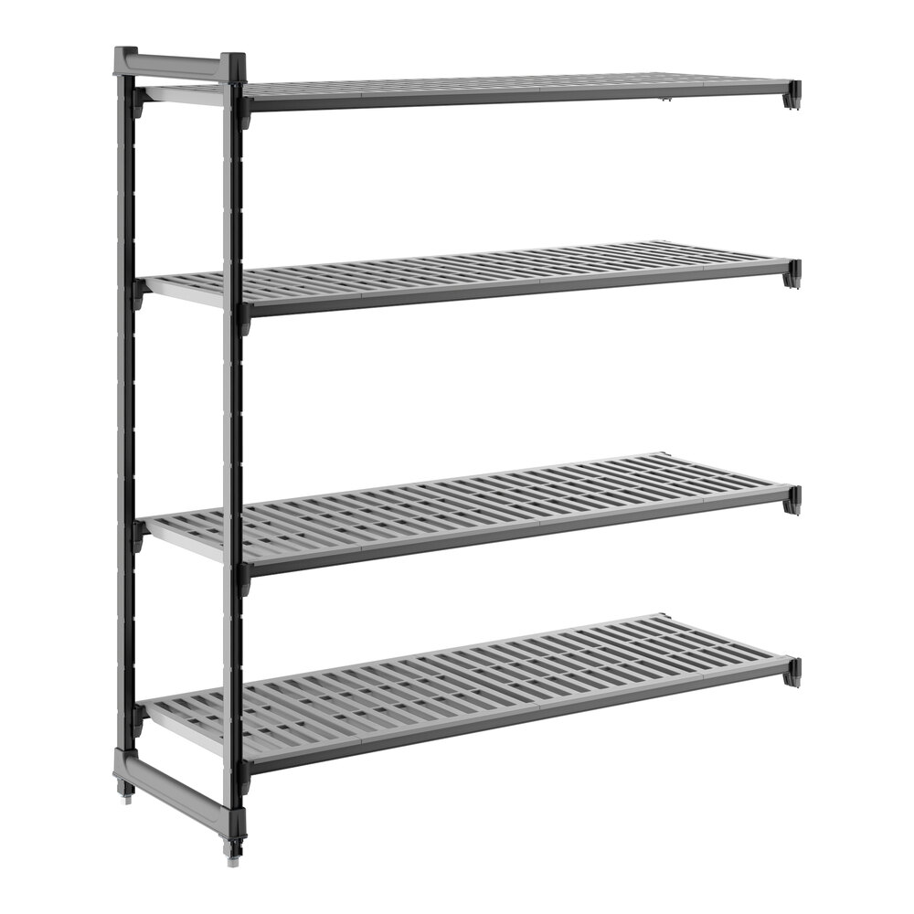Cambro CBA216064V4580 Camshelving® Basics Plus Vented 4-Shelf Add On Unit - 21" x 60" x 64"