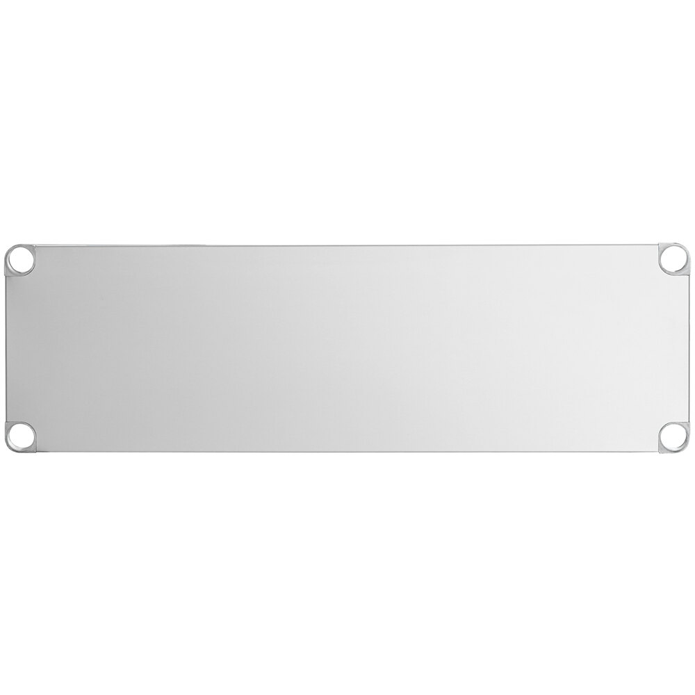 Regency 18-Gauge Stainless Steel Adjustable Undershelf for 18" x 48" Work Tables