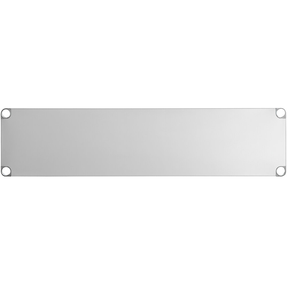 Regency 18-Gauge Stainless Steel Adjustable Undershelf for 18" x 60" Work Tables