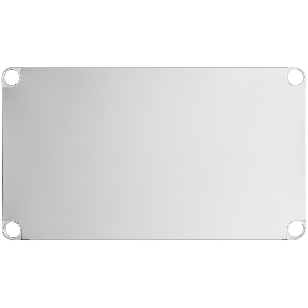 Regency 18-Gauge Stainless Steel Adjustable Undershelf for 24" x 36" Work Tables