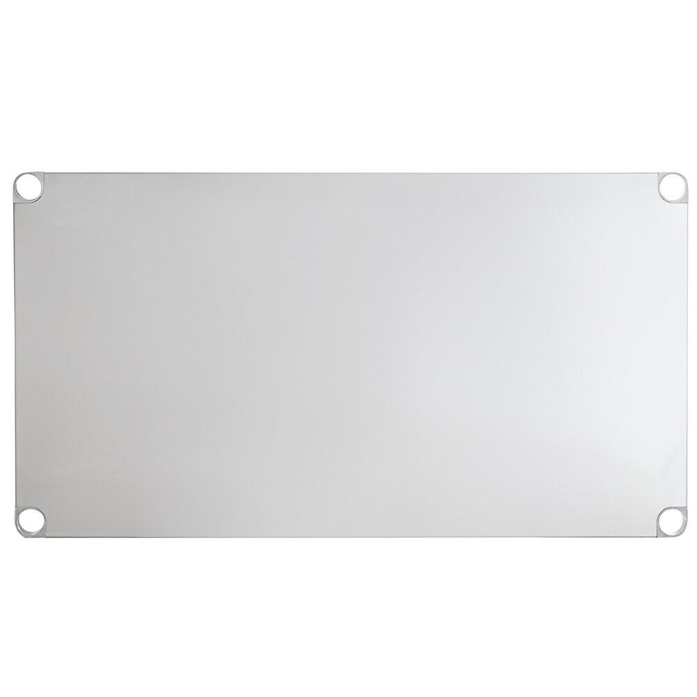 Regency 18-Gauge Stainless Steel Adjustable Undershelf for 30" x 48" Work Tables