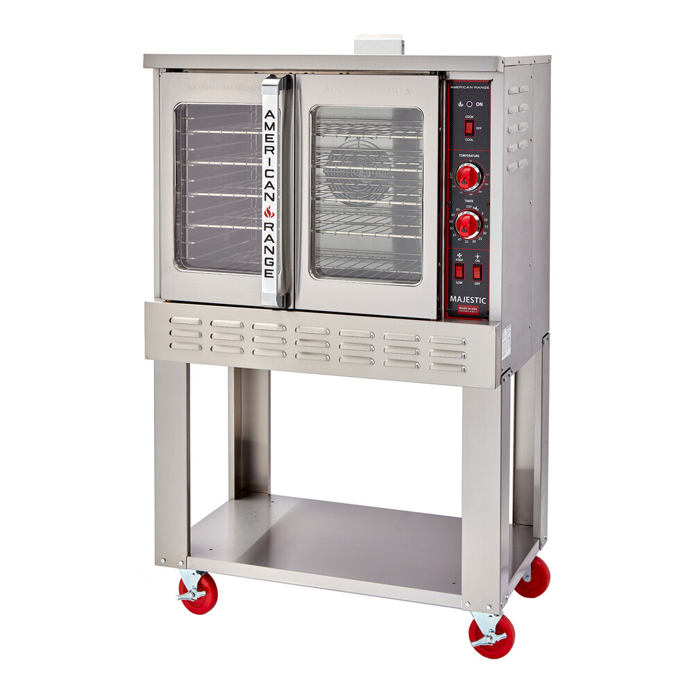 American Range ME-1 Majestic Single-Deck Bakery-Depth Electric Convection Oven - 208V, 3 Phase - 12 kW