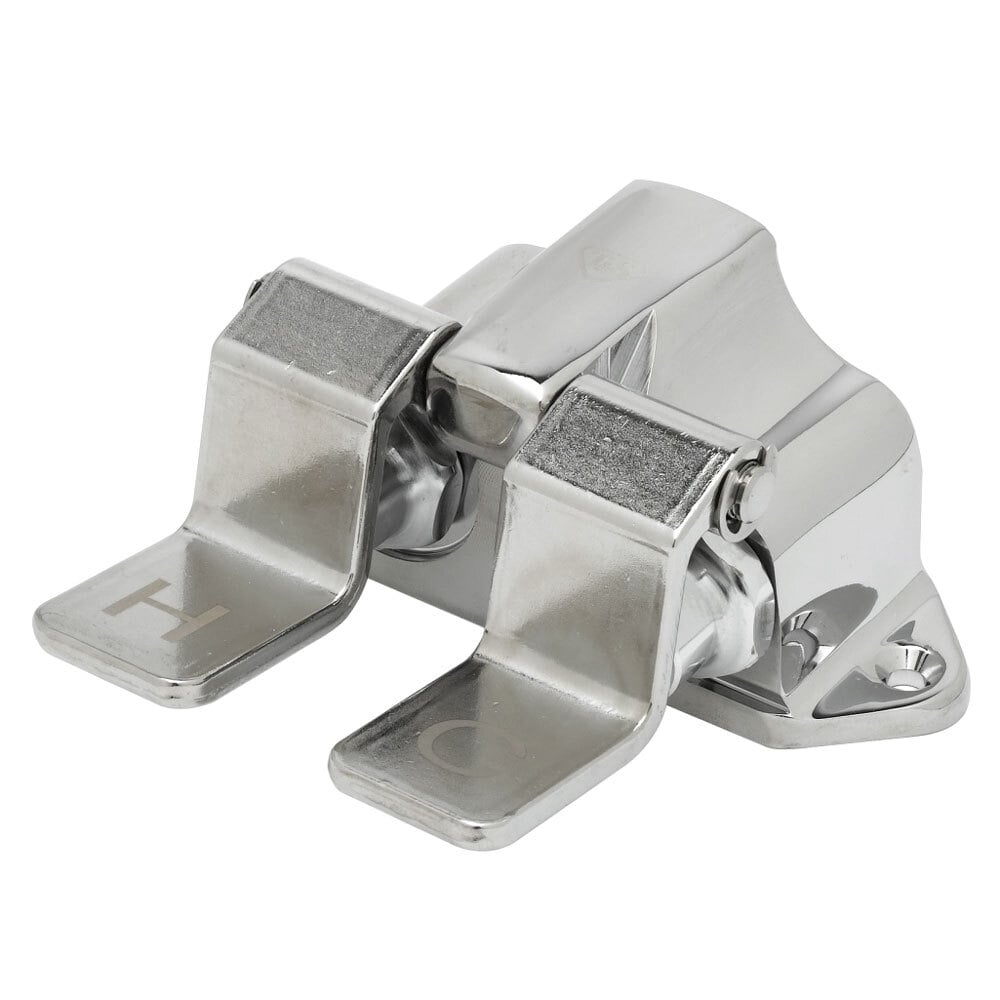 T&S B-0502-LKS Double Pedal Valve with Loose Key Stops