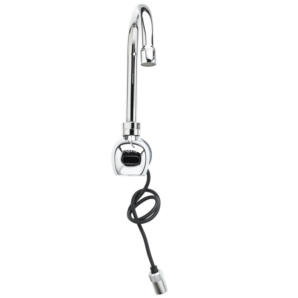 Equip by T&S 5EF-1D-WGAT Wall Mounted Sensor Faucet with 6 3/8" Swivel Gooseneck Spout and 2.2 GPM Aerator