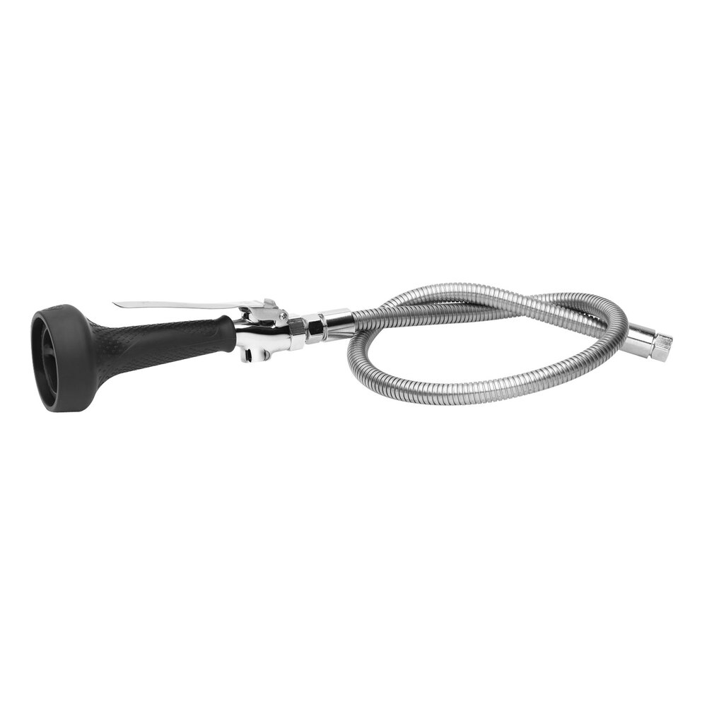 T&S B-0100-08C 0.65 GPM Spray Valve with 44" Stainless Steel Hose and 1/2" NPT Male Connection