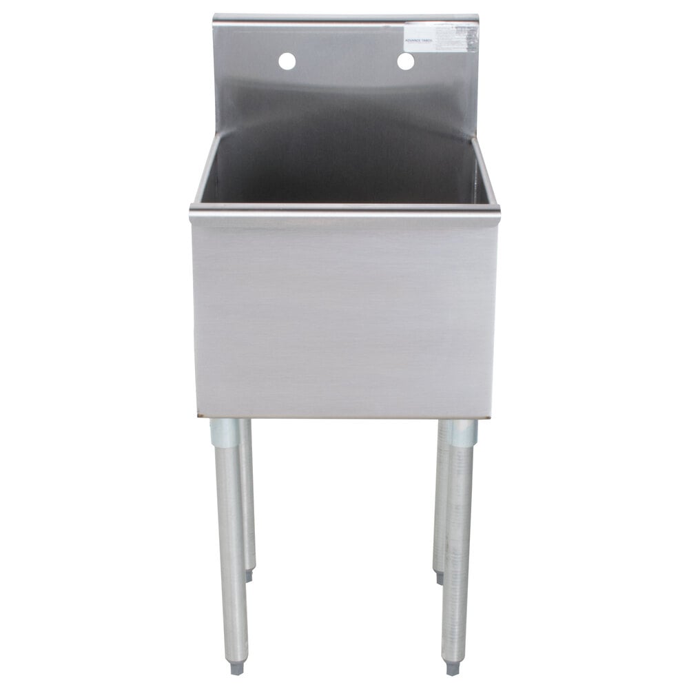 Advance Tabco 6-81-18 One Compartment Stainless Steel Commercial Sink - 18"