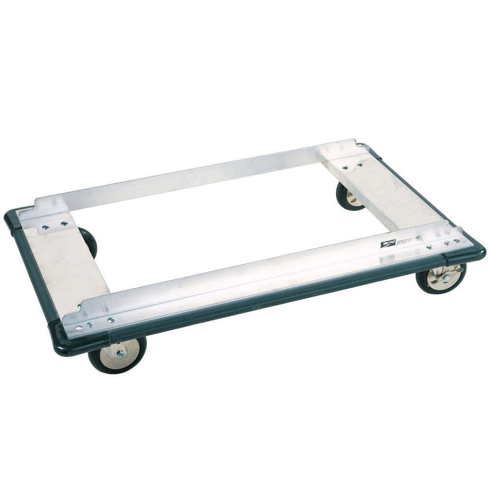 Metro D55PN Aluminum Truck Dolly with Wraparound Bumper and 8" Polyurethane Casters 24" x 48"