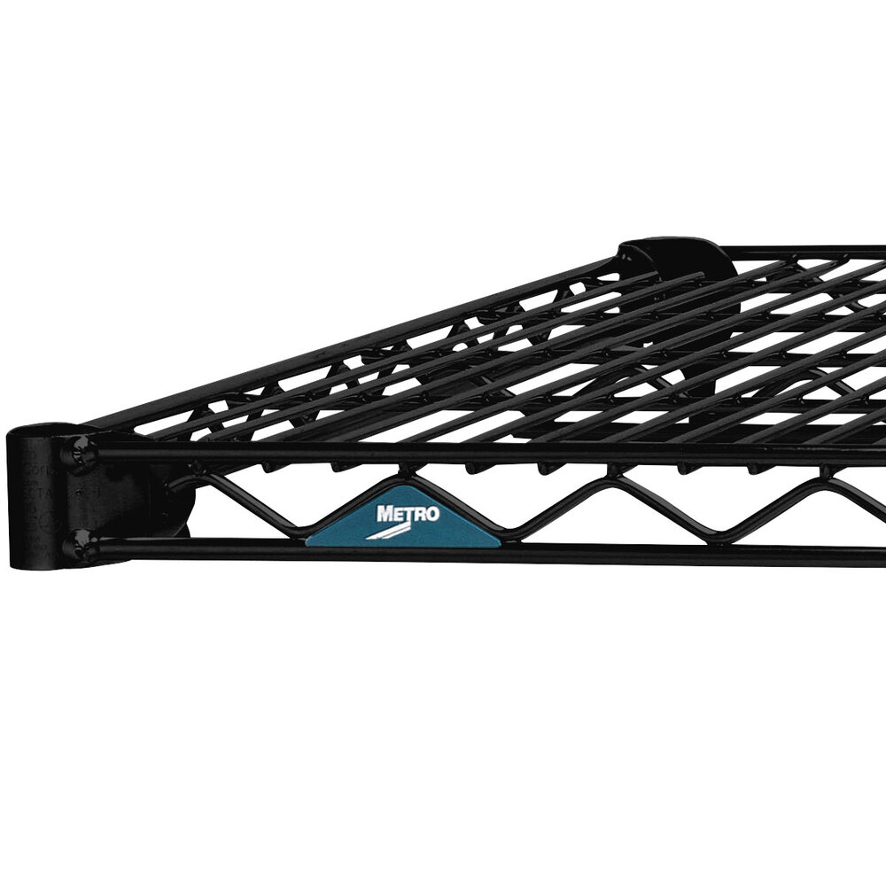Metro 1442NBL Super Erecta Black Wire Shelf - 14" x 42"