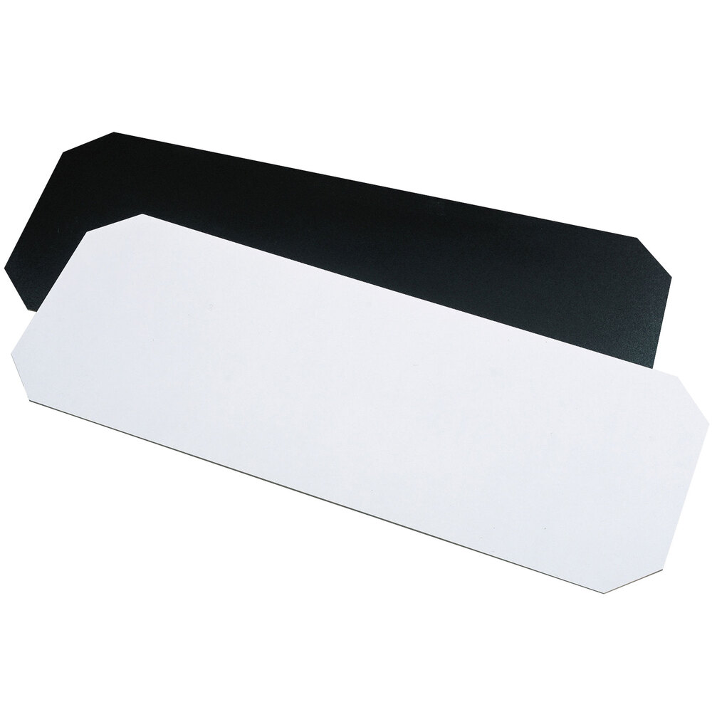 Metro 1836BWI Black and White Reversible Decorator Shelf Inlay 18" x 36"