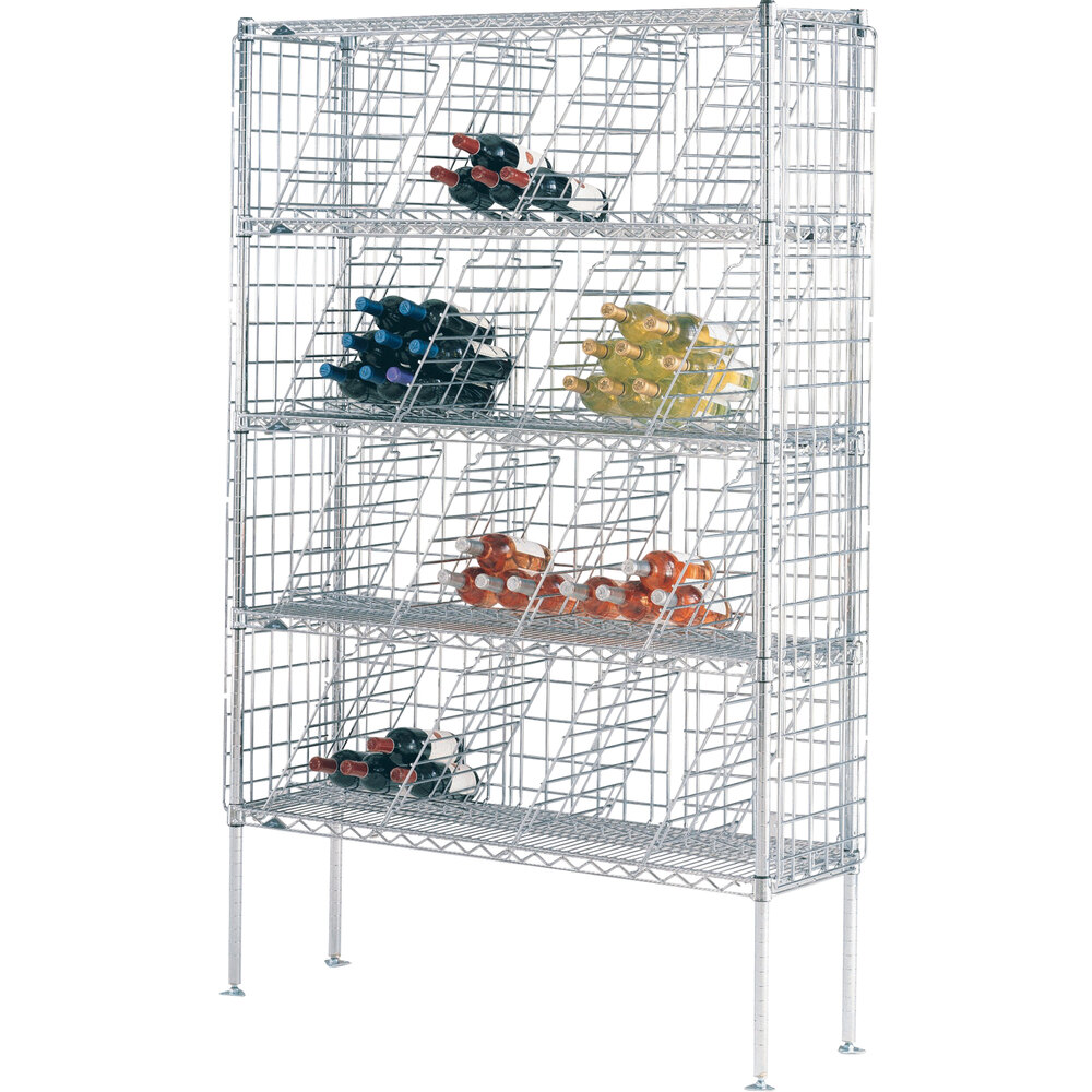 15 Case Metro WB238C Super Erecta Bulk Wine Rack 36" x 14" 86 3/4"