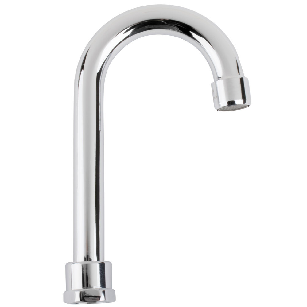 Advance Tabco K-59SP Replacement Nozzle for K-59 Wall Mount Faucet - 3 1/2" Gooseneck Spout