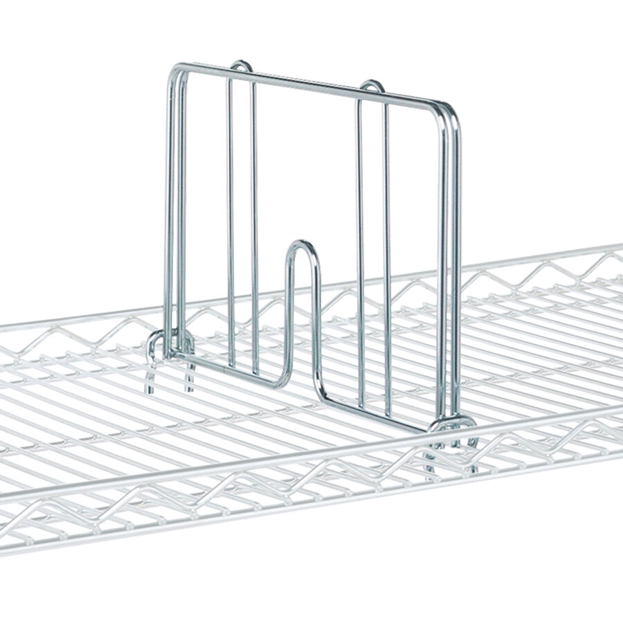 Metro HD18C 13 7/8" Chrome Drop Mat Snap-On Divider
