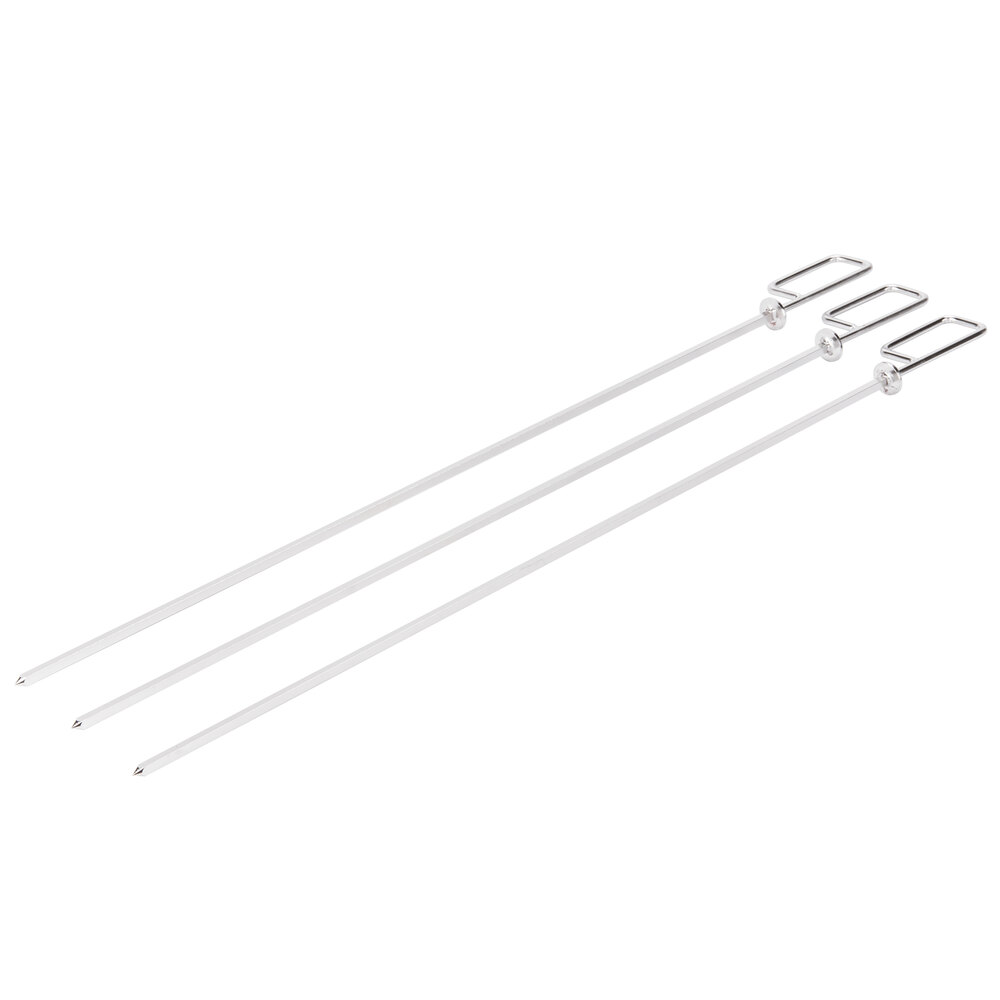 Rational 60.72.418 1/4" Square Metal Skewer - 3/Pack