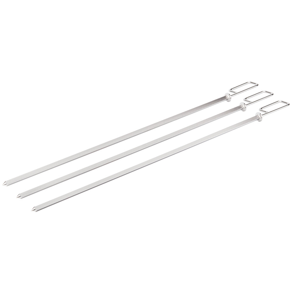 Rational 60.72.419 3/8" Square Metal Skewer - 3/Pack